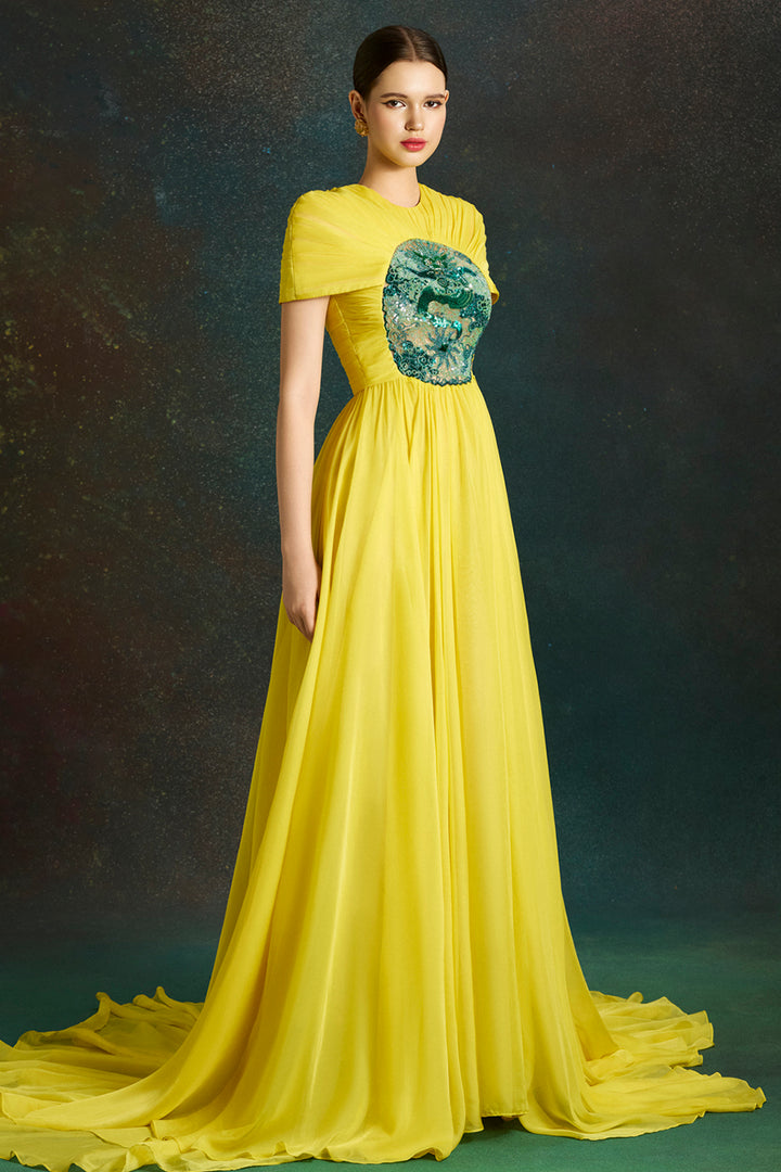 Dragon Sun with A-line Dress
