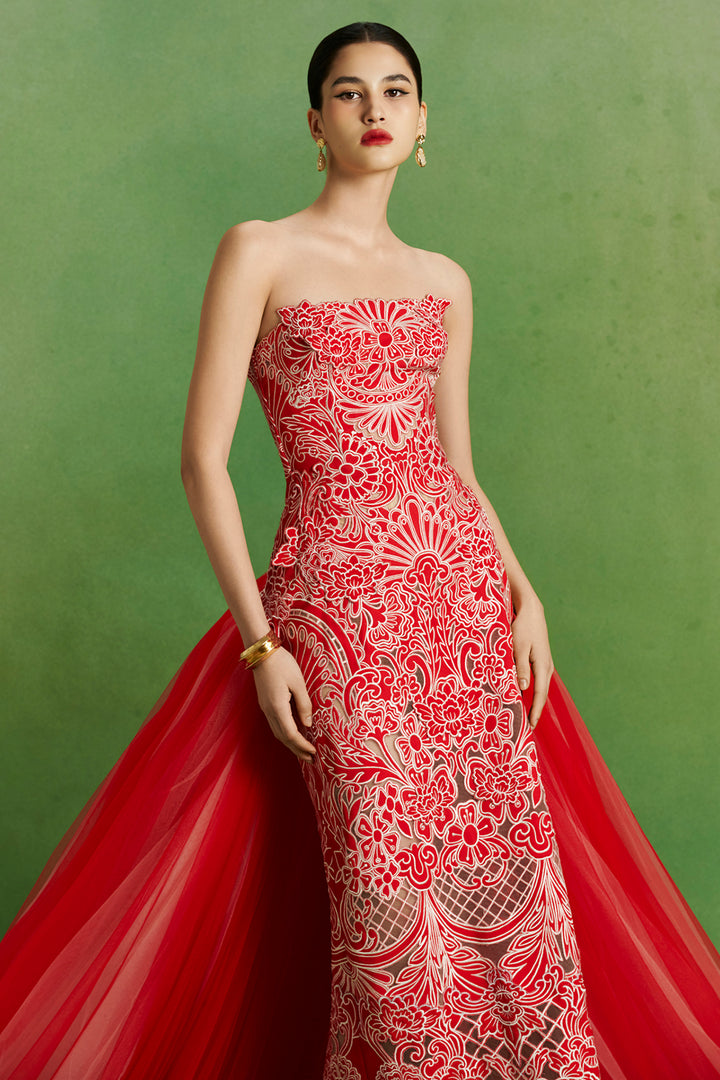 Imperial Peony Gown