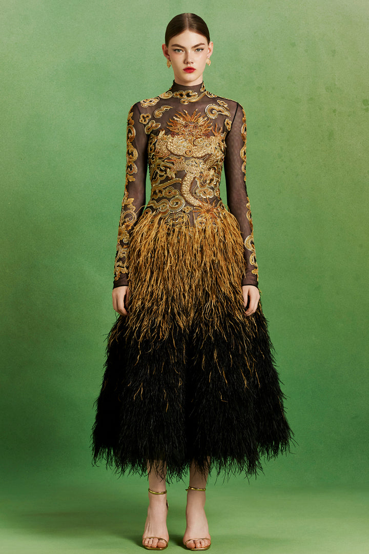 Dragon Midi Dress