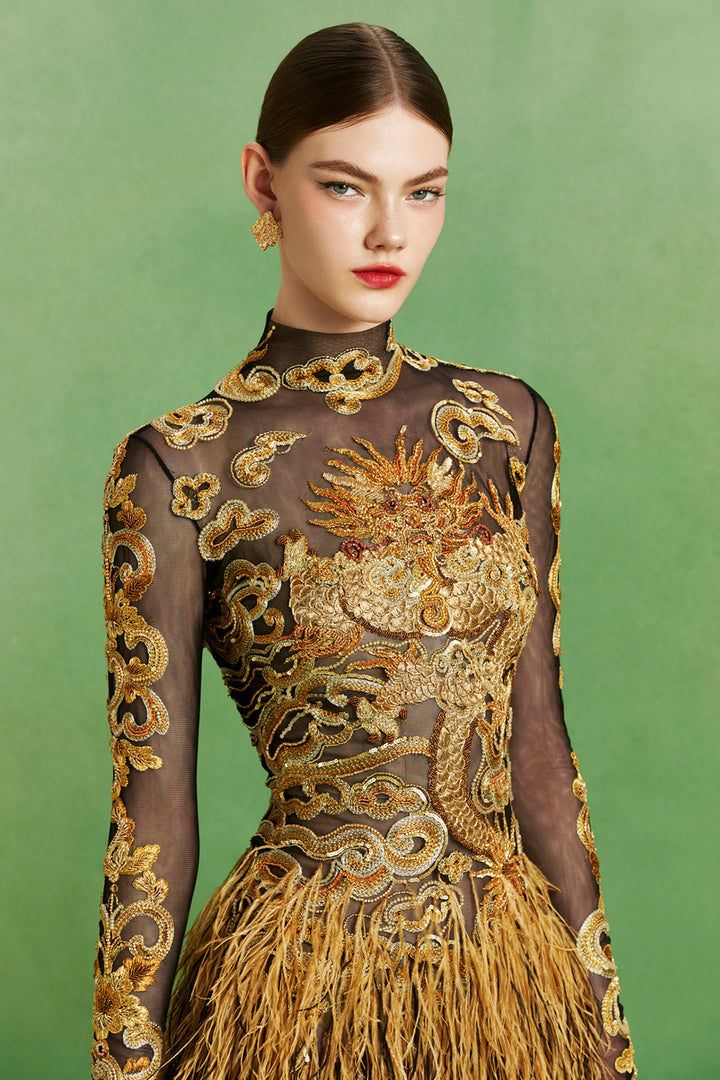 Dragon Midi Dress