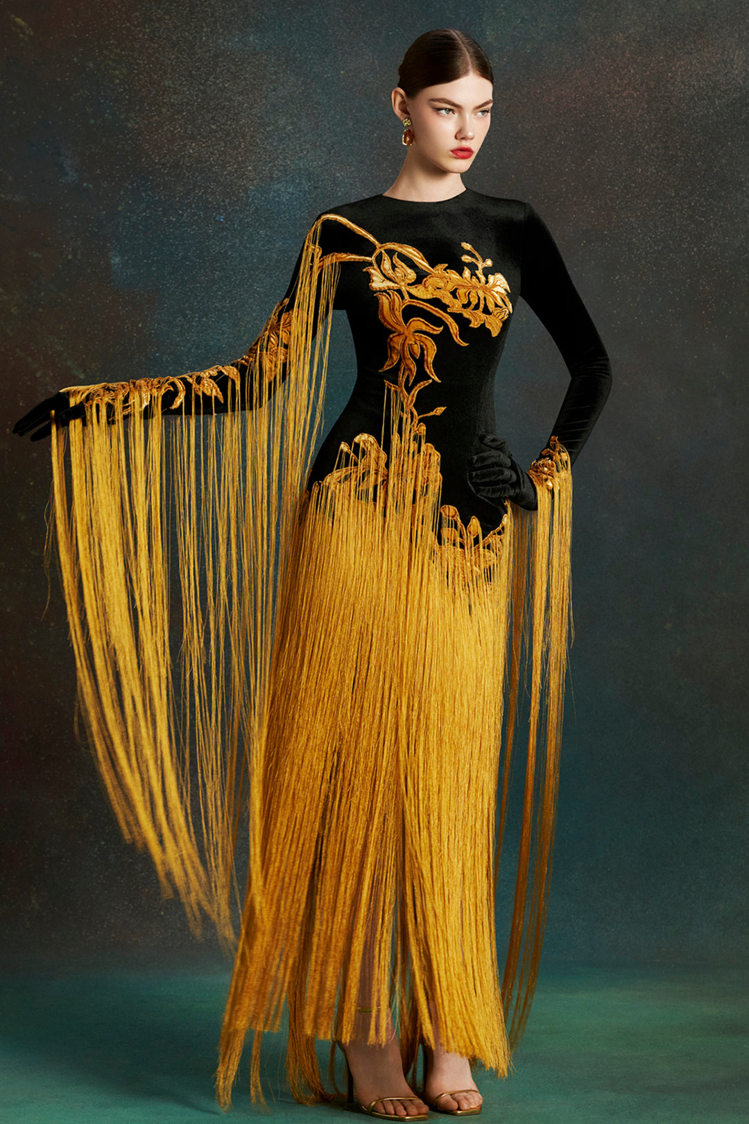 Wing with Long Dress