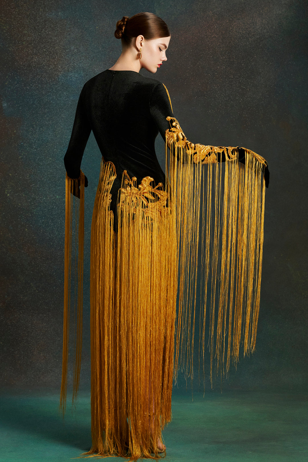 Wing with Long Dress