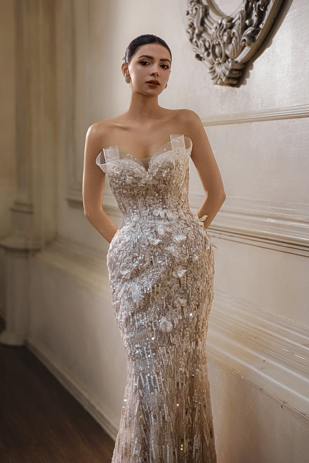 Off-The-Shoulder Mermaid Long Dress