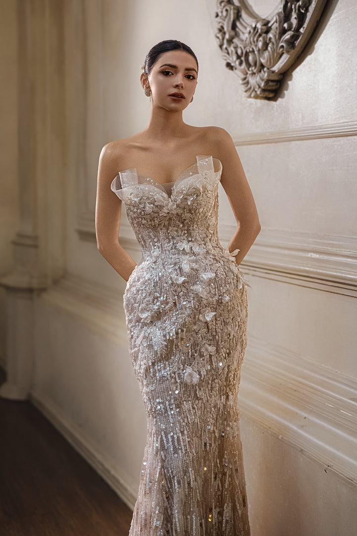 Off-The-Shoulder Mermaid Long Dress