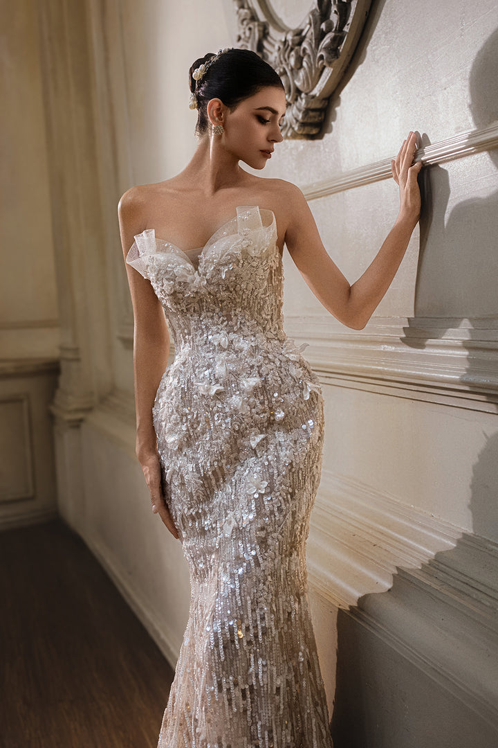 Off-The-Shoulder Mermaid Long Dress