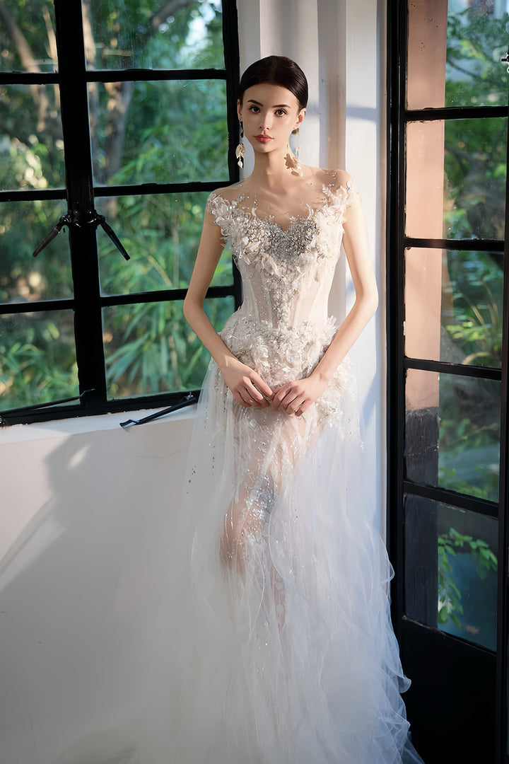 Brilliant Crystal Bodice Dress