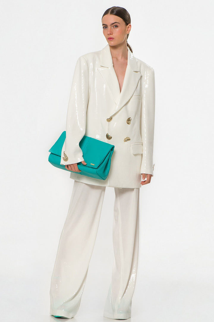 Long Sequin Blazer with Pants