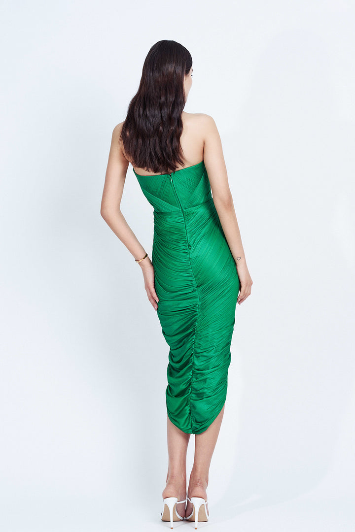 Strapless Midi Dress