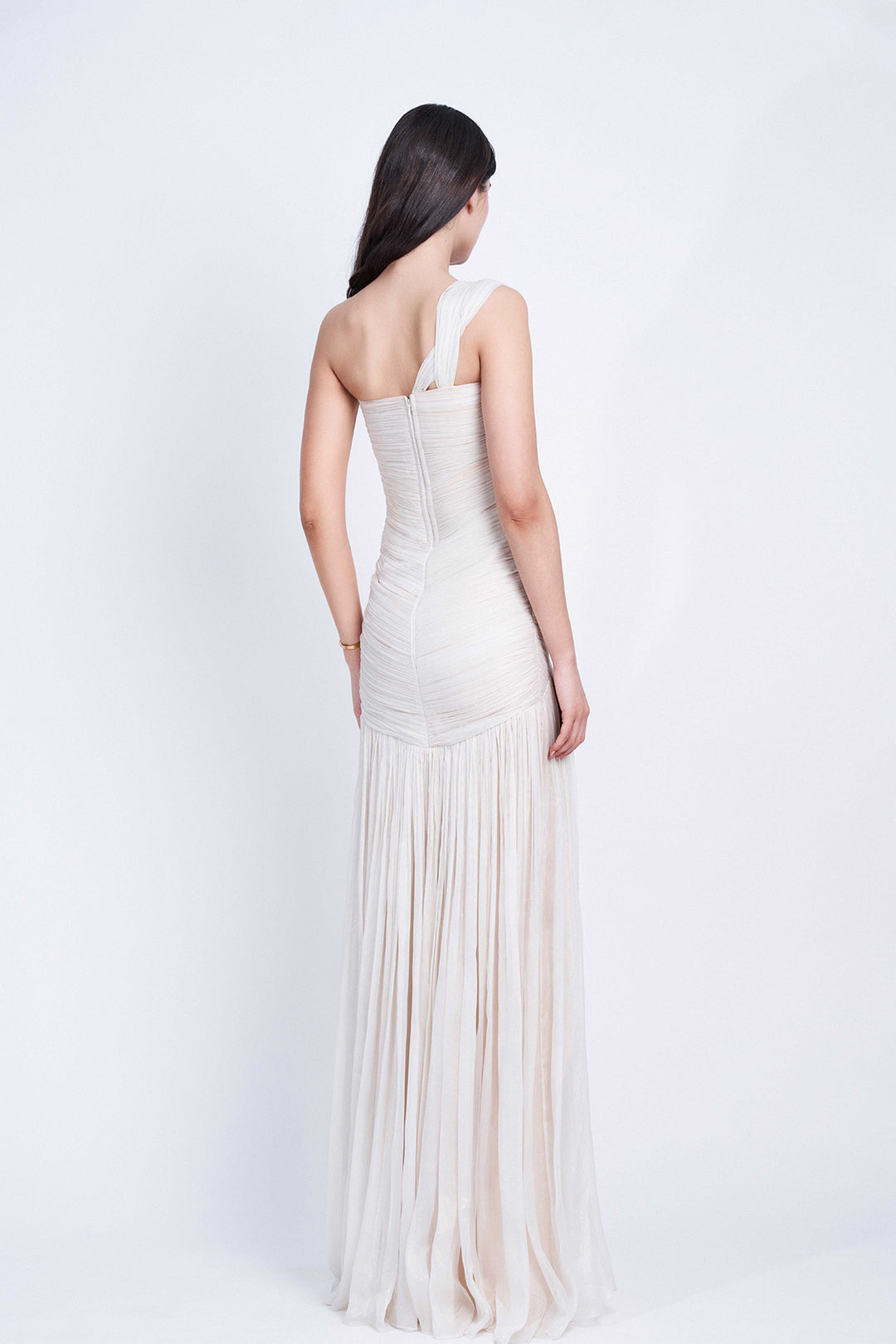 One-Shoulder A-Line Dress