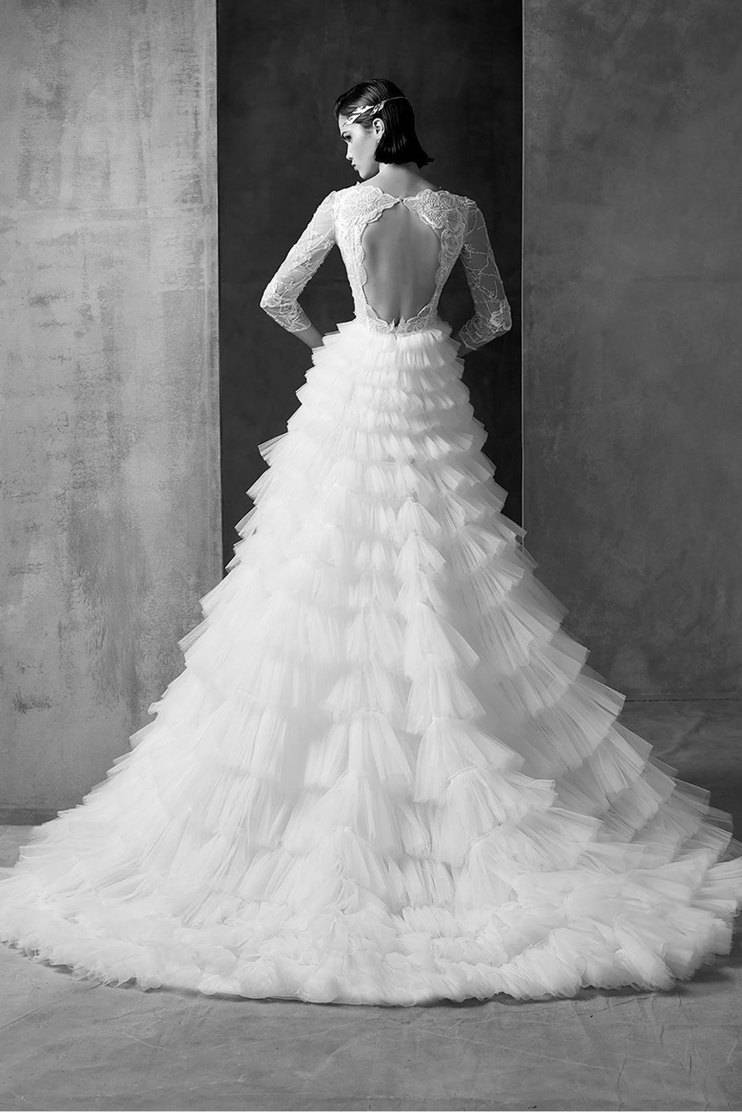 Tulle and Lace Princess Wedding Dress