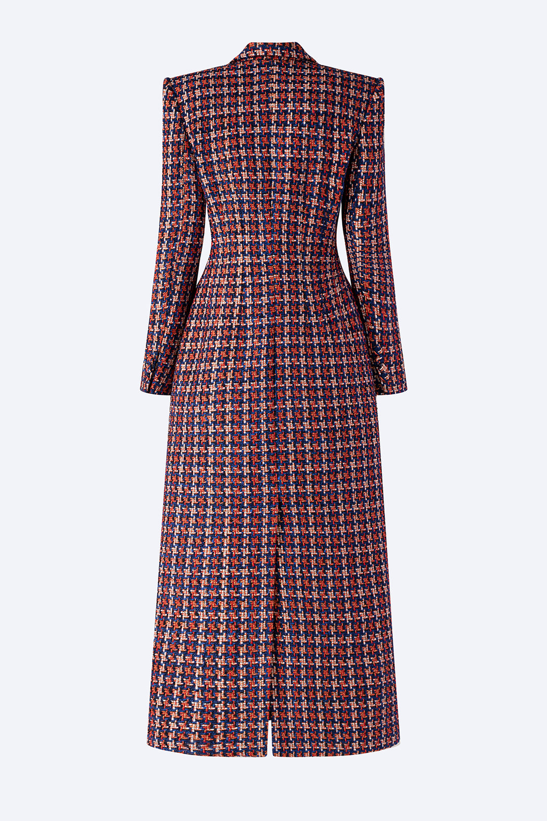 Checkered Manteaux Dress