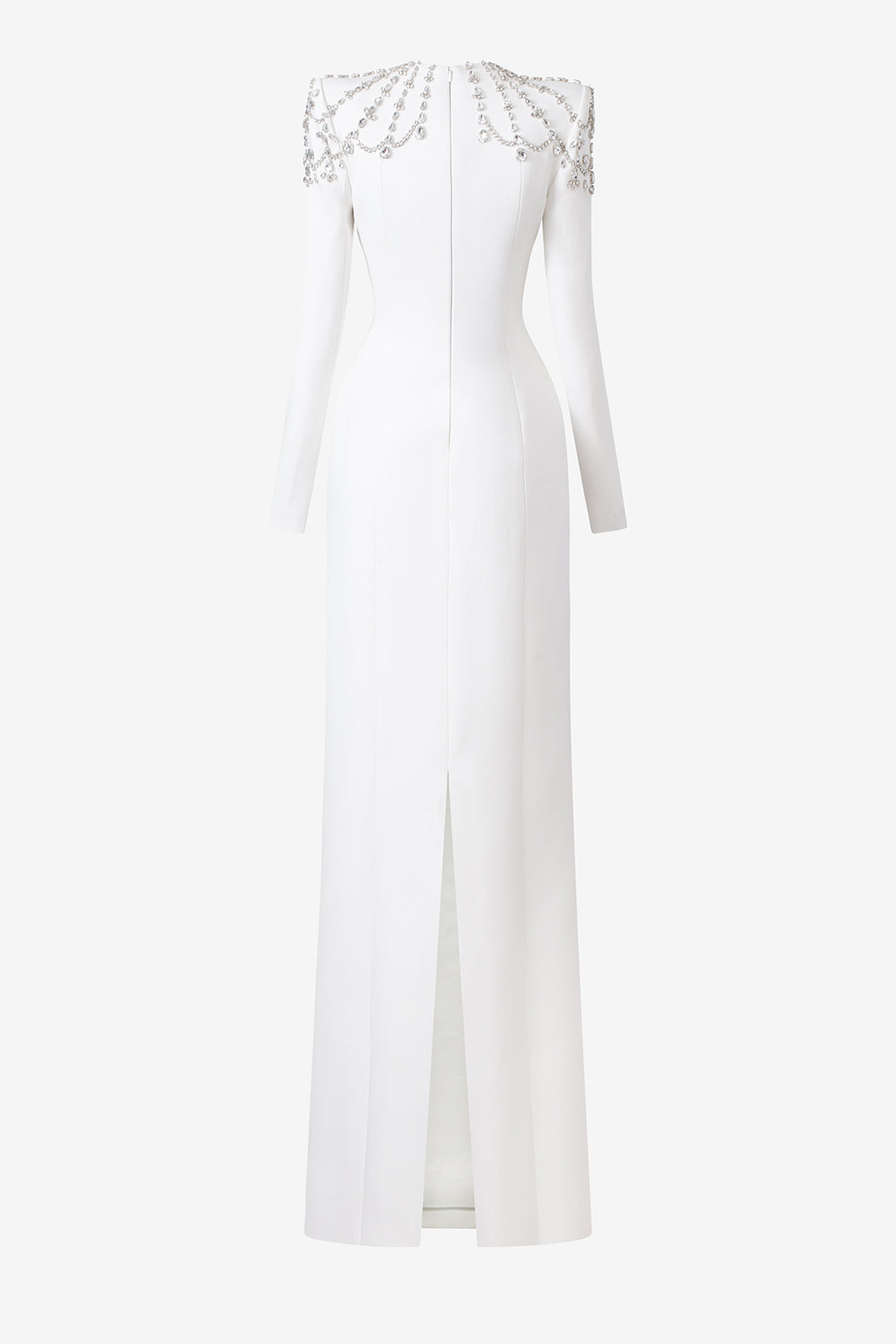 Long-Sleeved Queen Anne Neckline Dress M.R DESIGN Long-Sleeved Queen Anne Neckline Dress M.R DESIGN