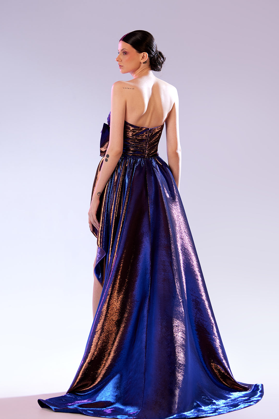 A-Line Dress with Strapless Neckline