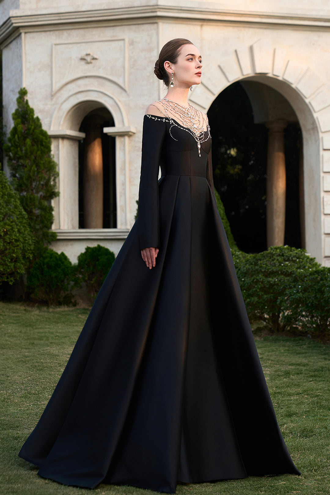 Stylised Crystal-Embellished Dress