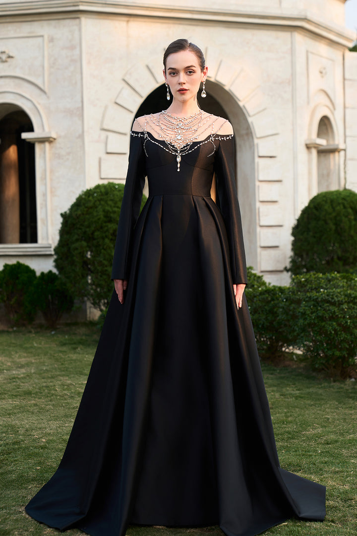 Stylised Crystal-Embellished Dress