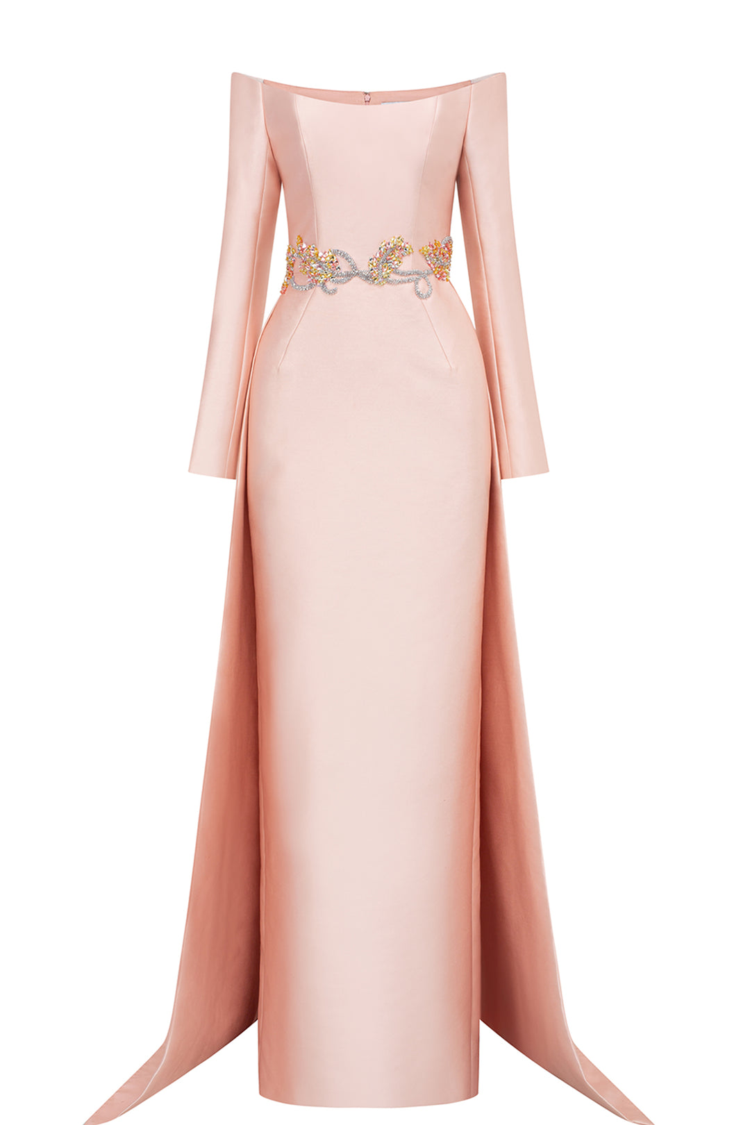 Off-The-Shoulder Skirt Flap Dress