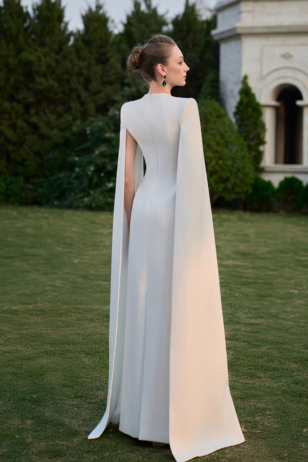 Asymmetric 3D Embellished Straight Dress