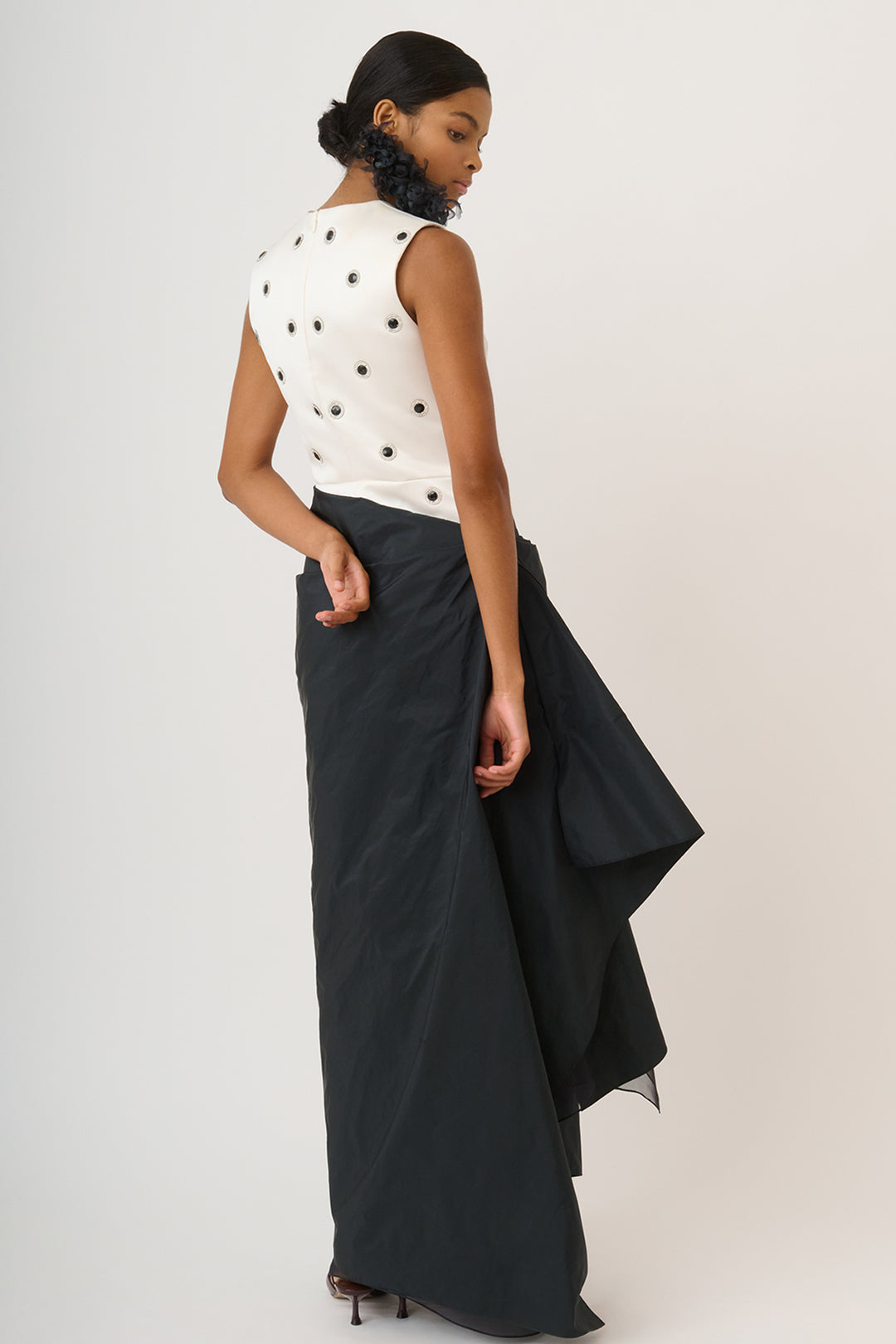 Long Two-Tone Dress