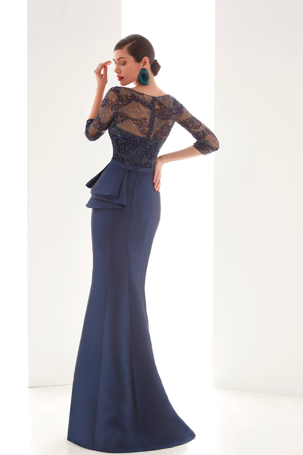 Blue Mermaid Dress M.R DESIGN Blue Mermaid Dress M.R DESIGN