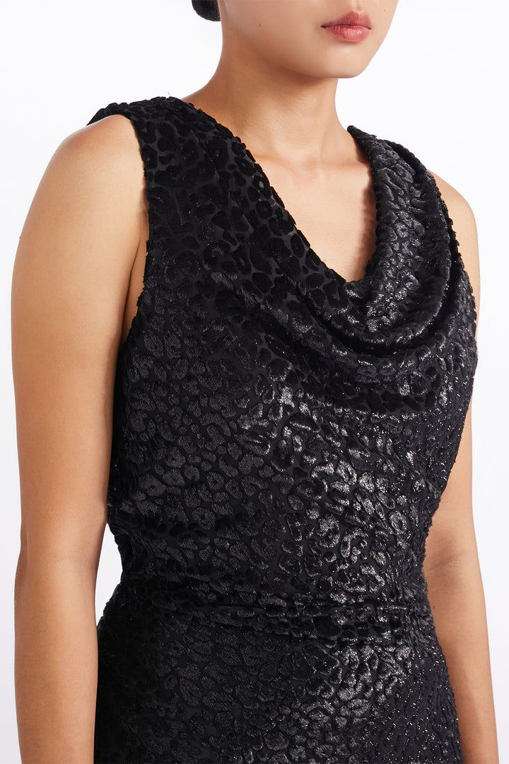 Sleeveless Column Long Dress