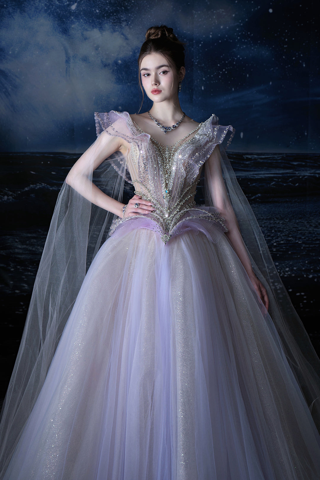 A-Line Dress with Sculpted Bodice