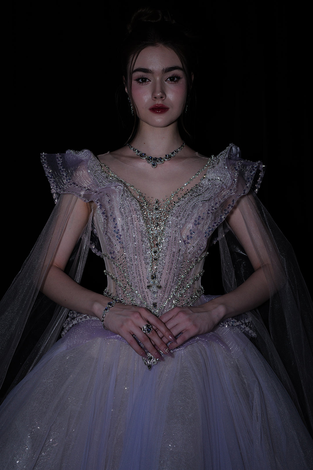 A-Line Dress with Sculpted Bodice