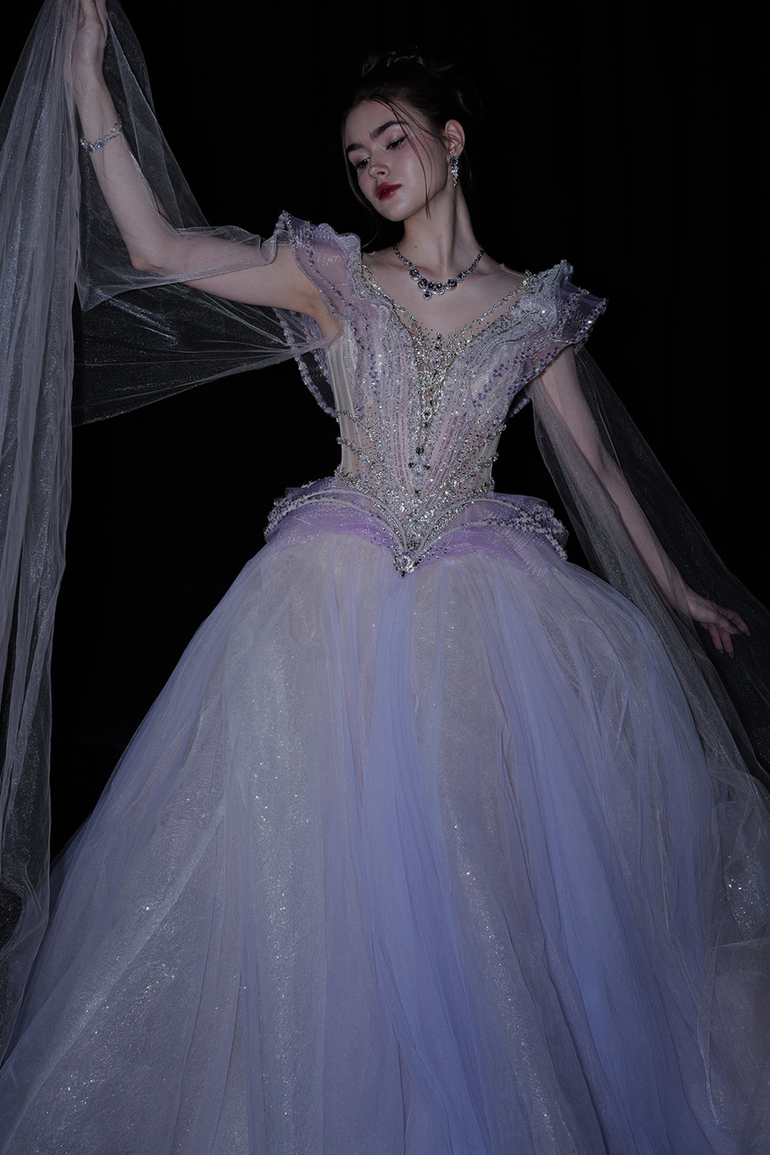 A-Line Dress with Sculpted Bodice