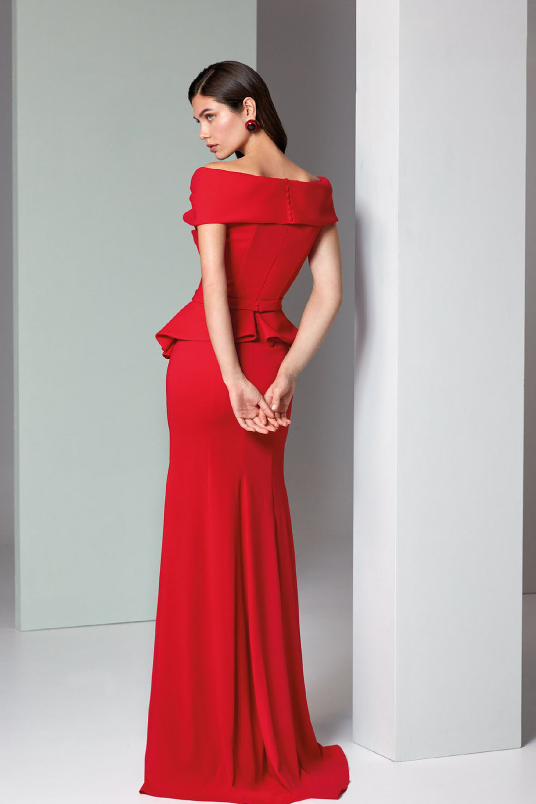 Long Dress Asymmetrical and Mermaid Skirt