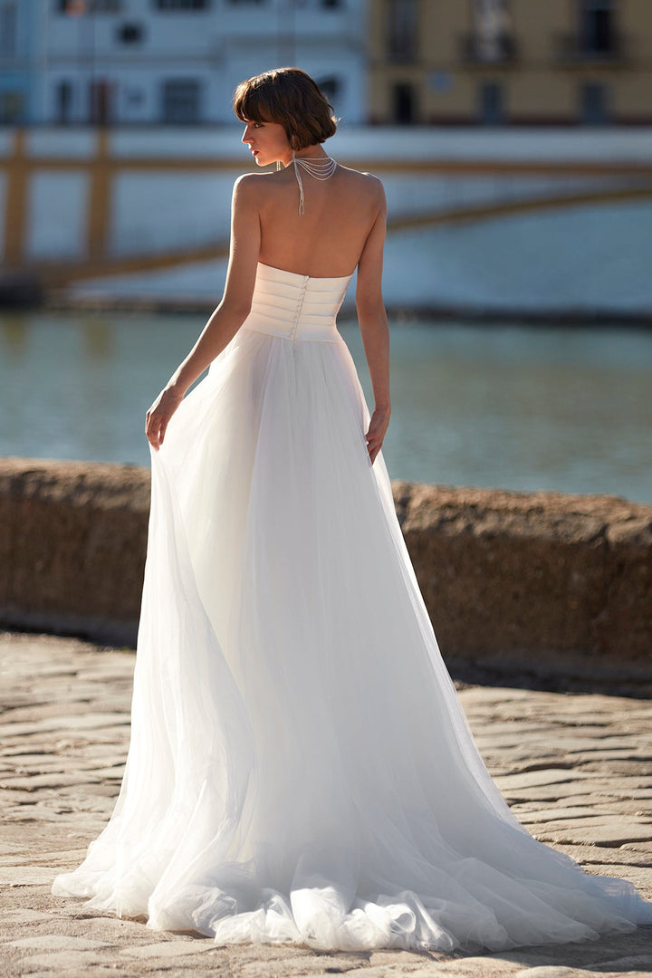 Mikado Off-White Wedding Dress