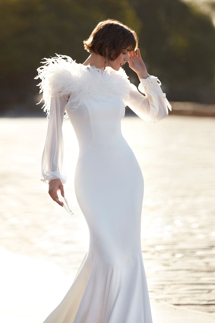 Mermaid Silhouette Wedding Dress