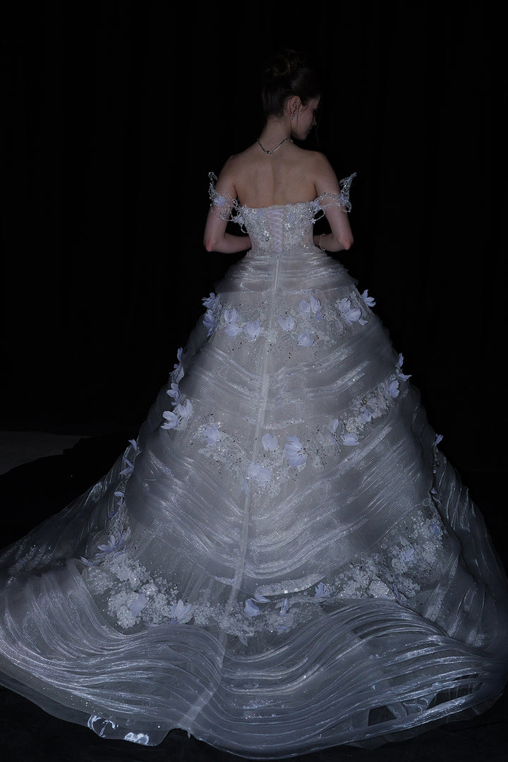 Floral Lace A-line Dress