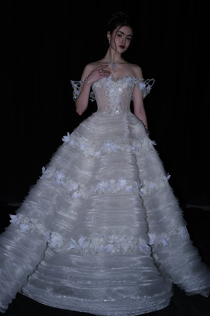 Floral Lace A-line Dress