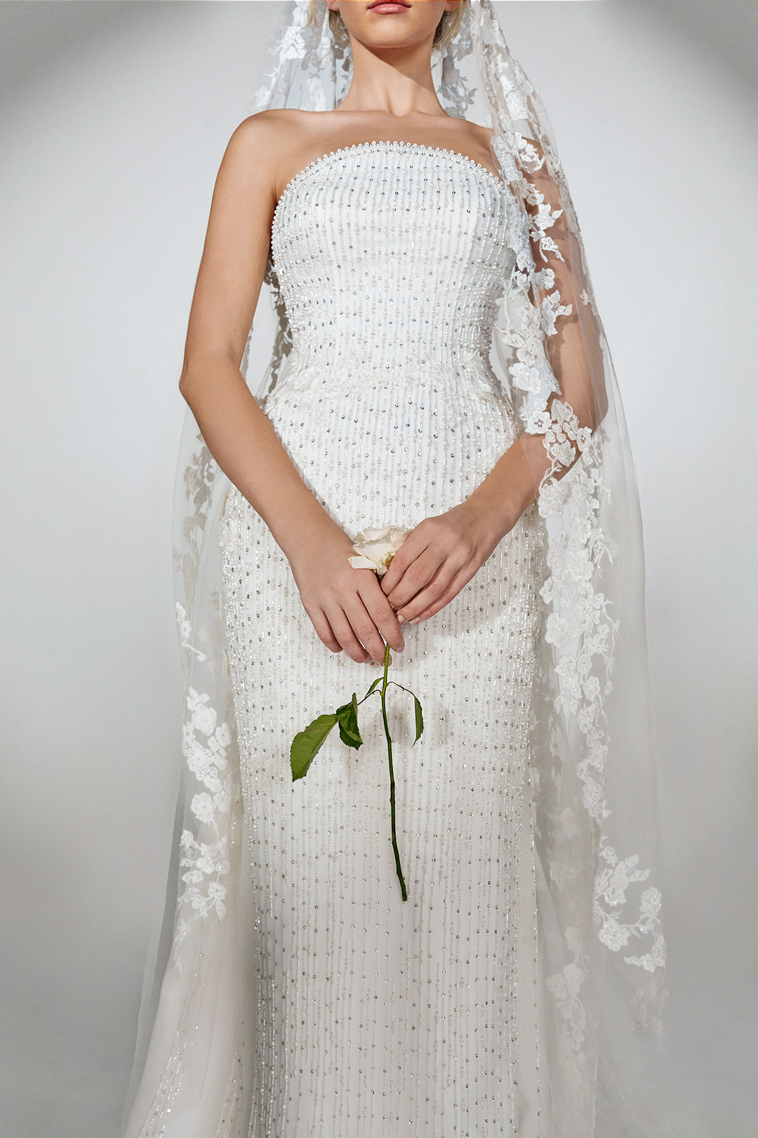 Éclat Pearl Corseted Gown