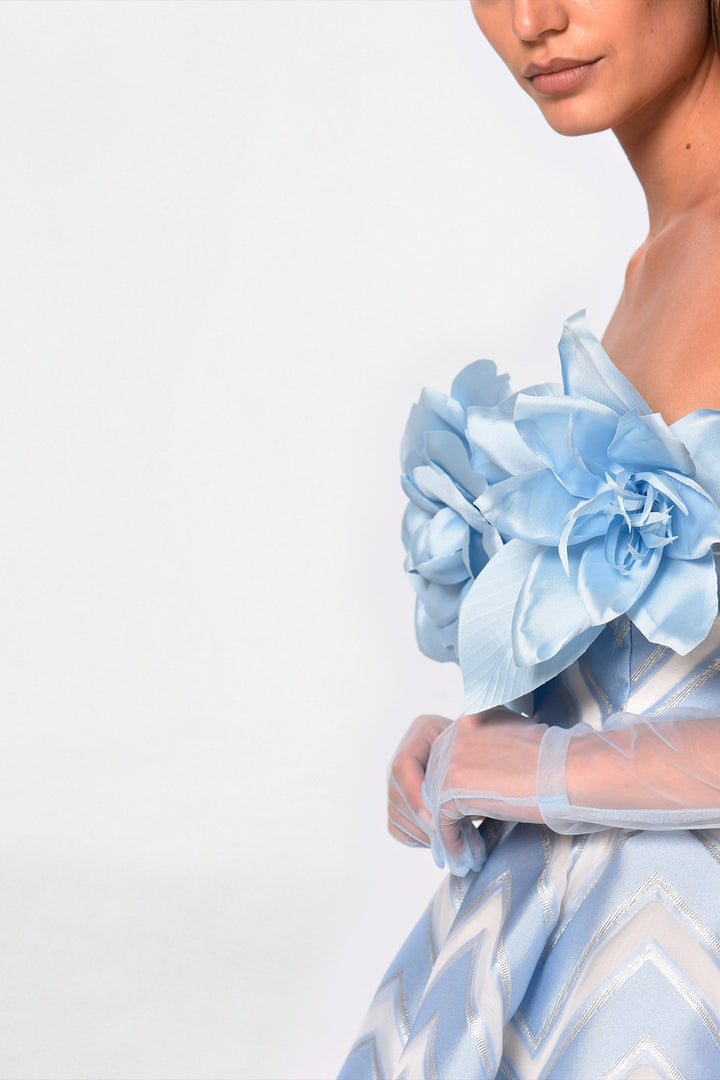 Spectacular Mini Dress with Strapless Neckline