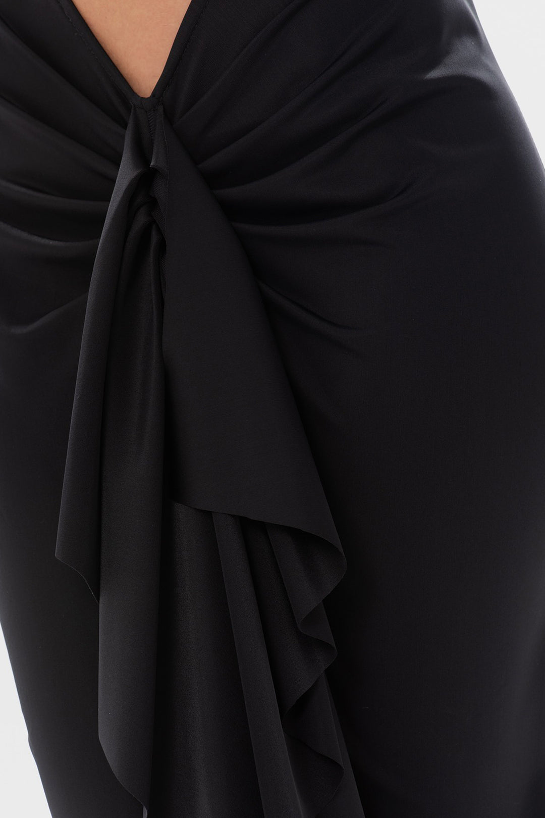 Midi Dress with Sarong and Sleeveless
