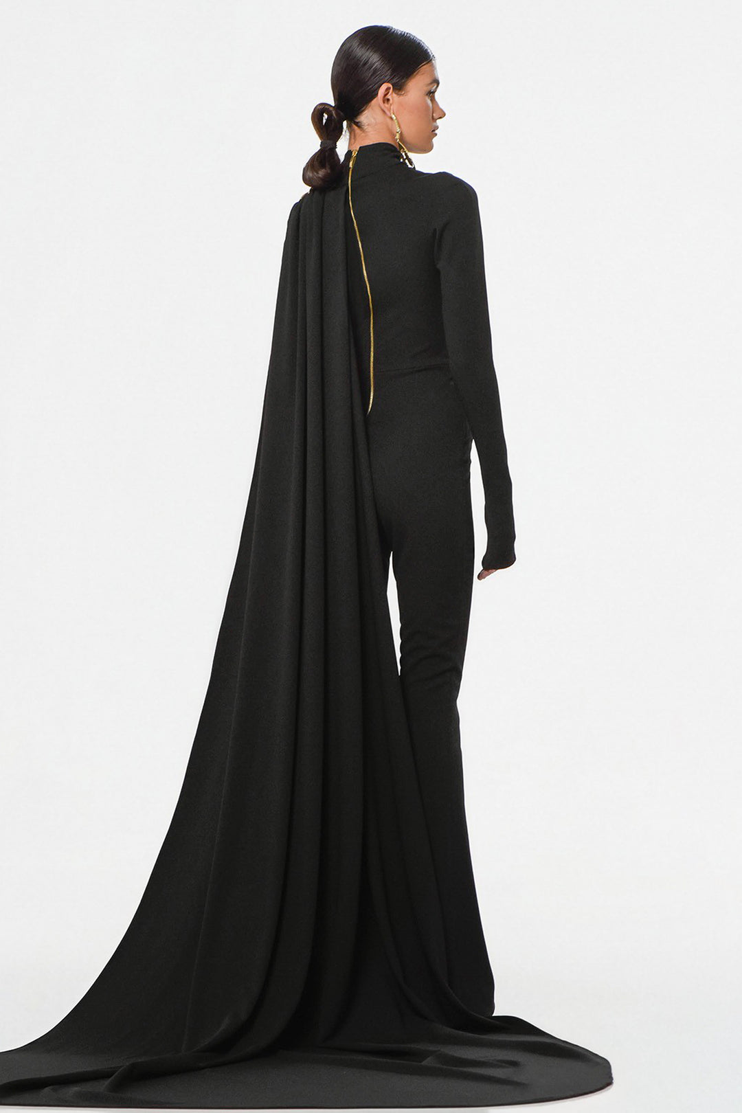 Long Jumpsuit with Long Sleeves