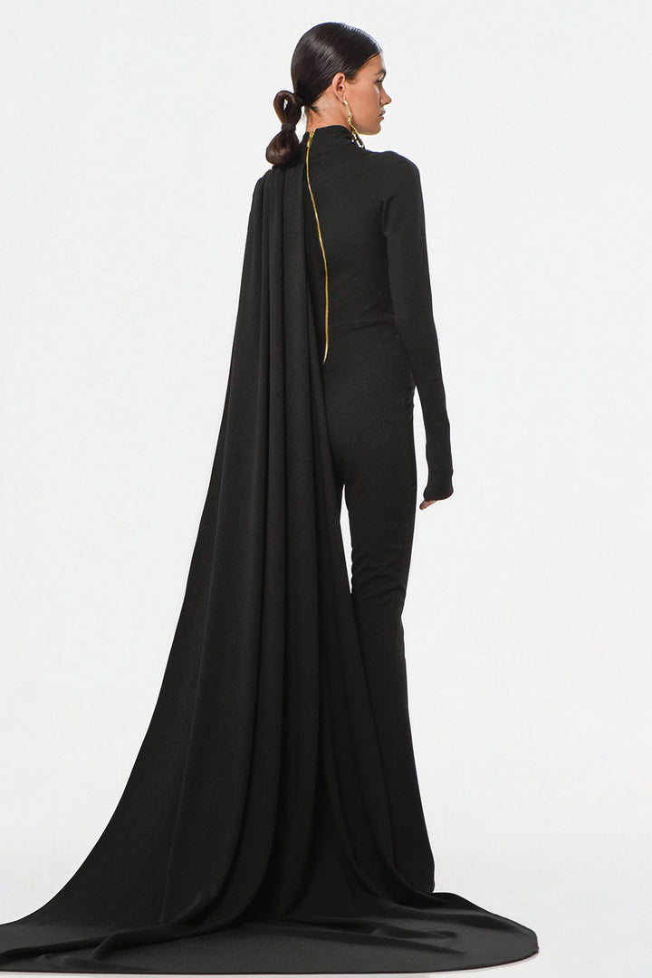 Long Jumpsuit with Long Sleeves