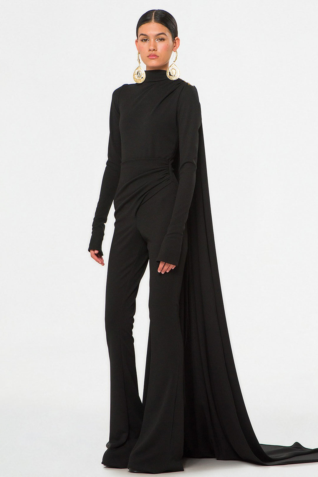 Long Jumpsuit with Long Sleeves