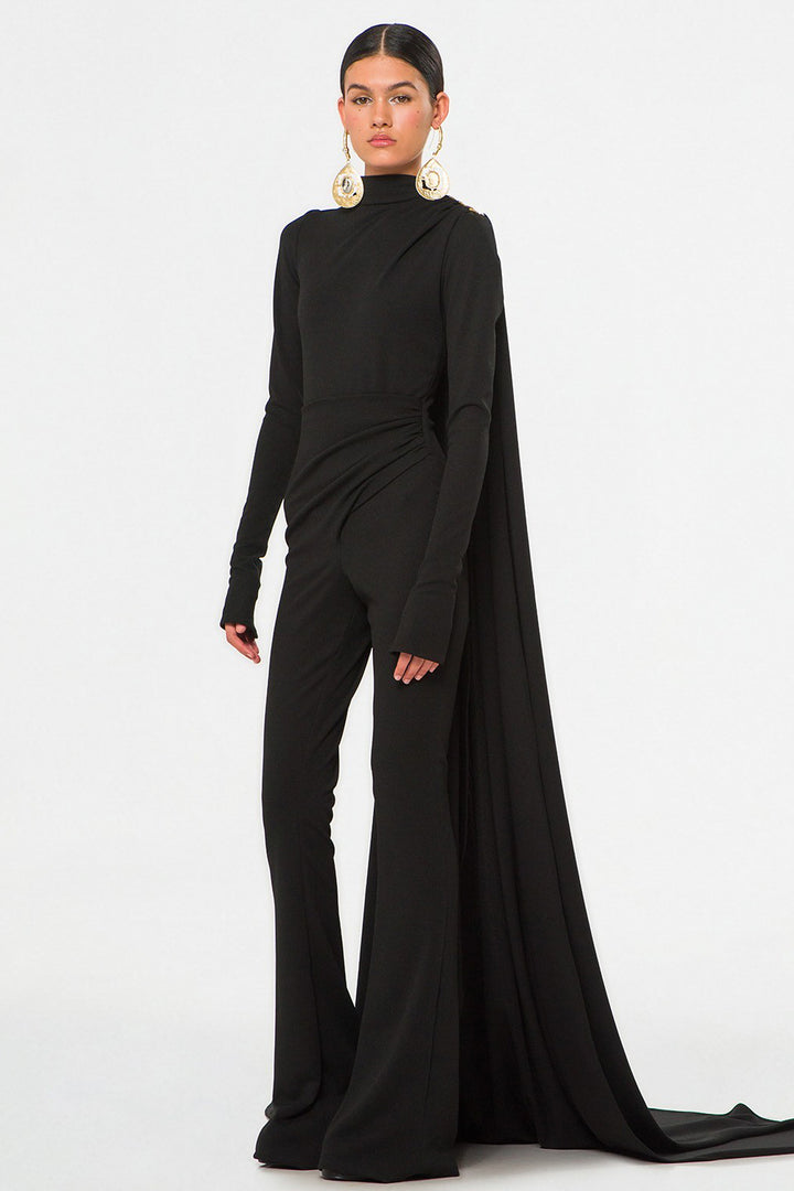 Long Jumpsuit with Long Sleeves