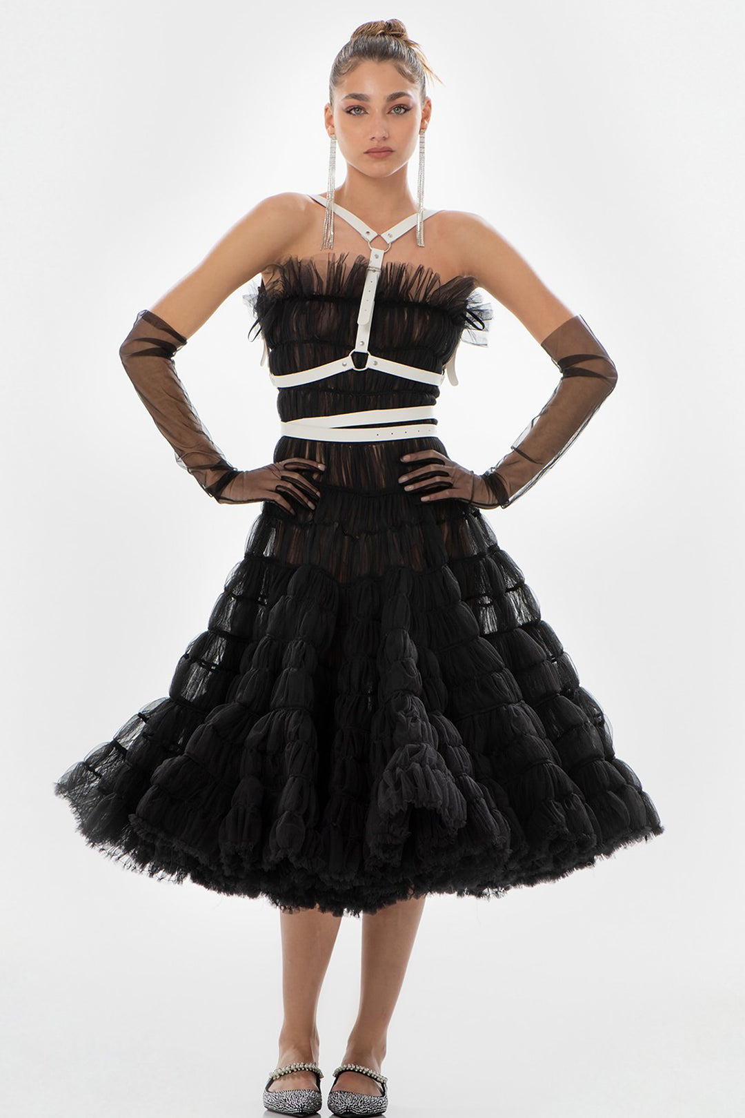 Midi Dress Pleated