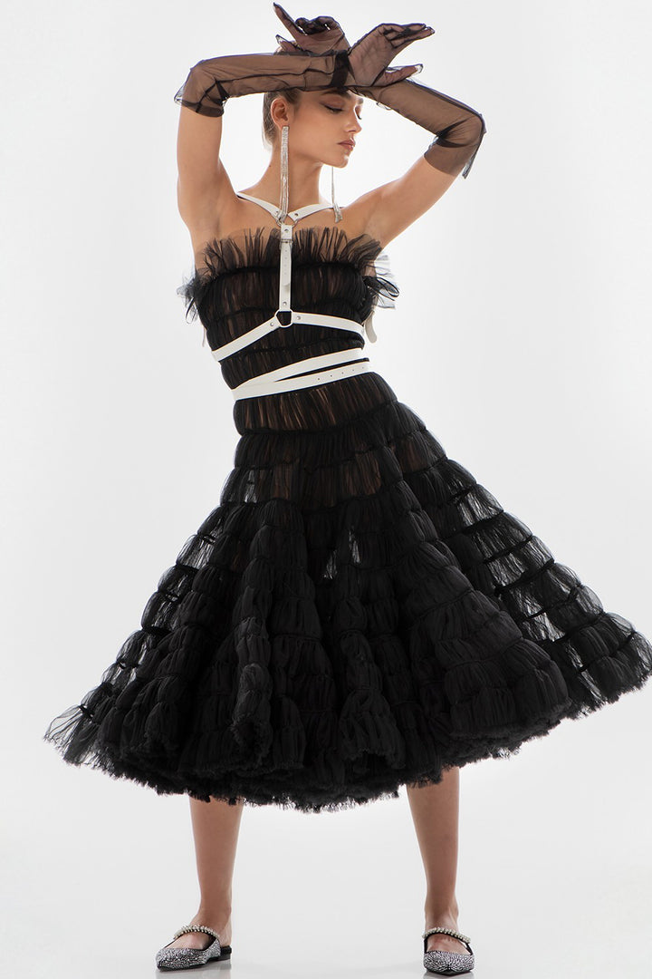 Midi Dress Pleated