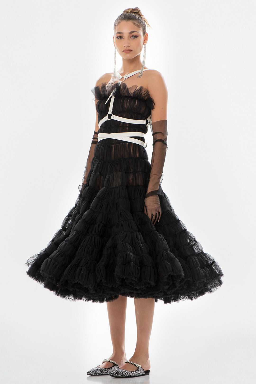 Midi Dress Pleated