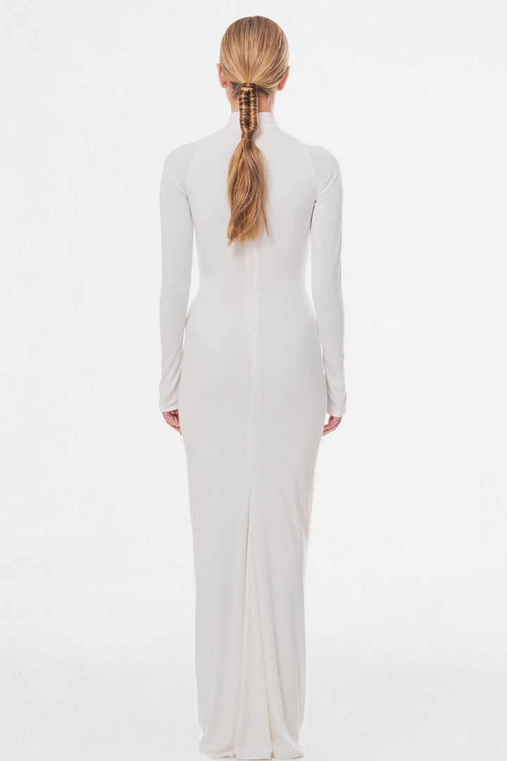 Straight Cut Midi Length Dress