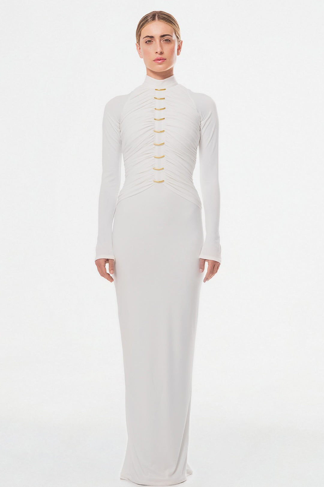 Straight Cut Midi Length Dress