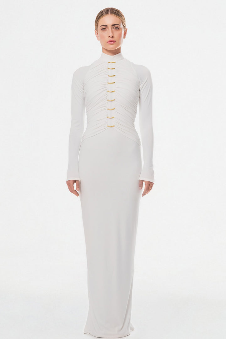 Straight Cut Midi Length Dress