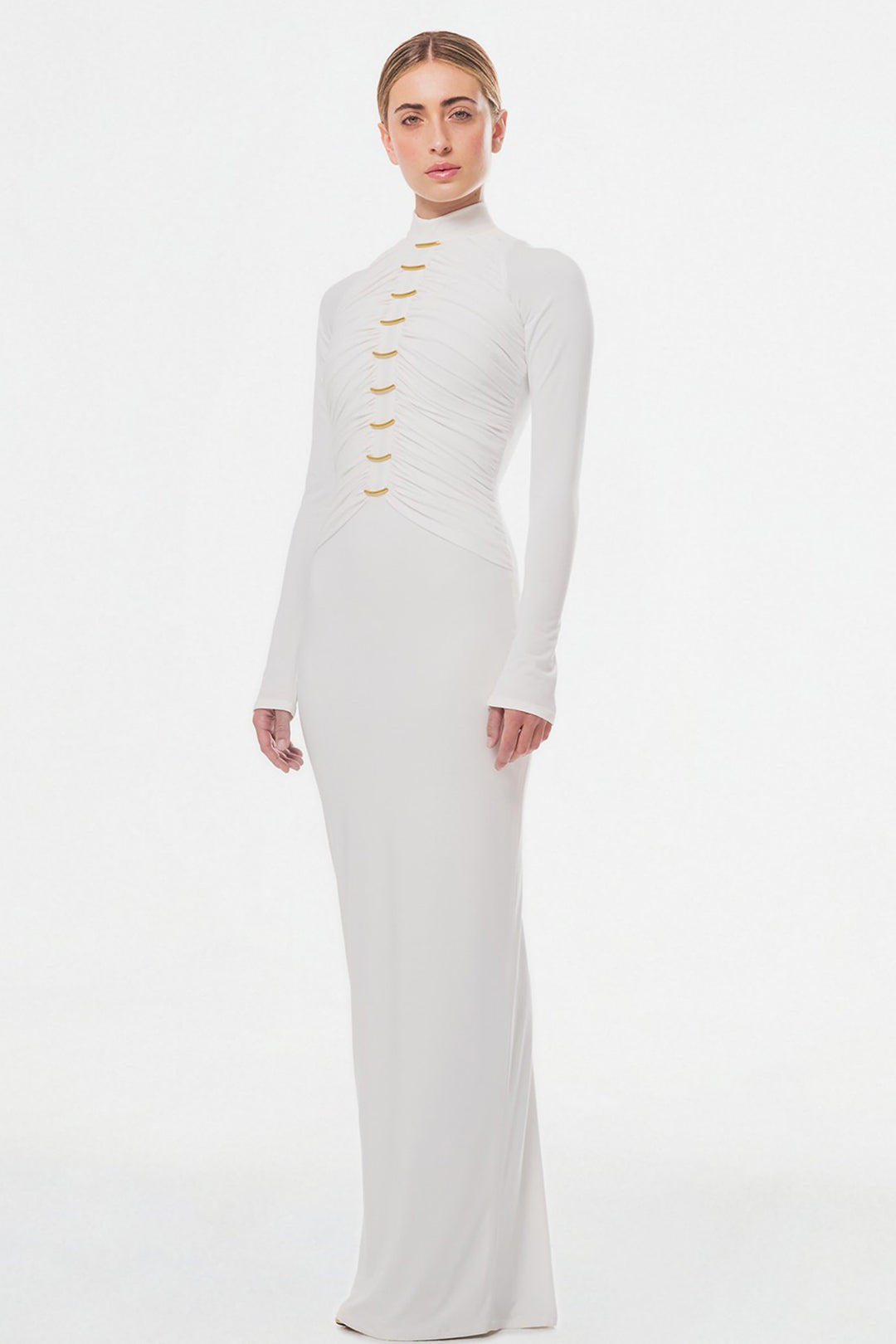 Straight Cut Midi Length Dress