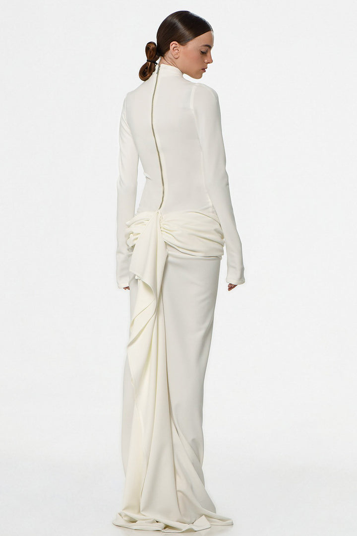 Fitted Dress with Long Sleeves