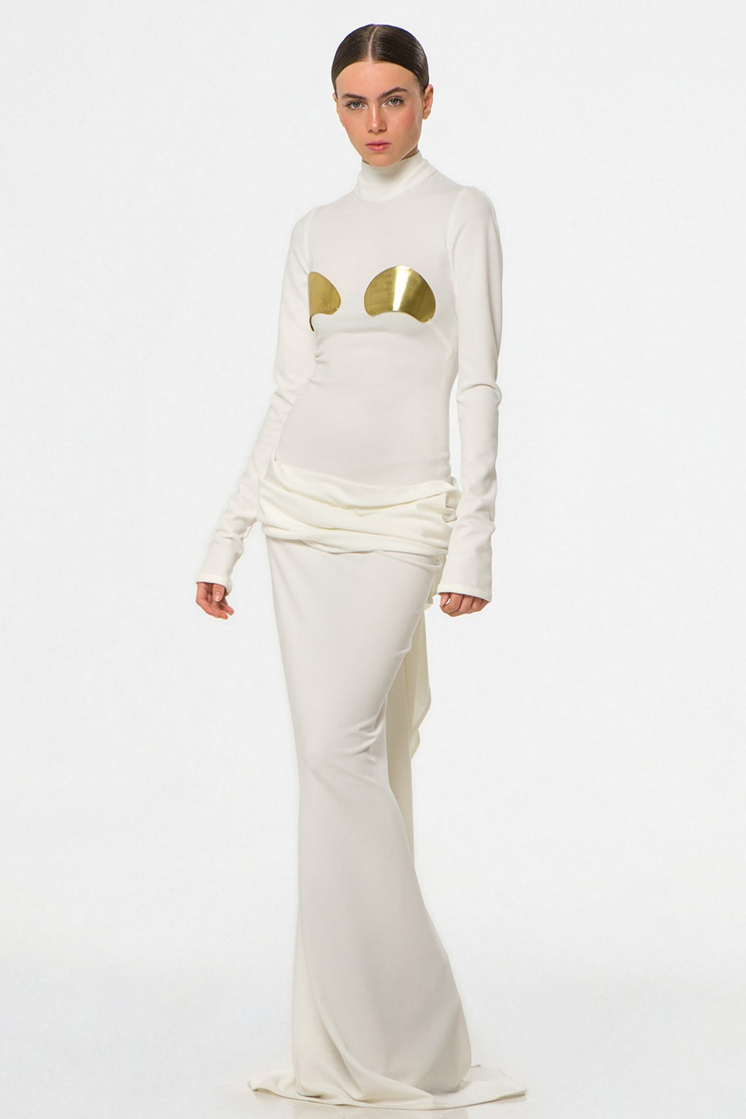 Fitted Dress with Long Sleeves