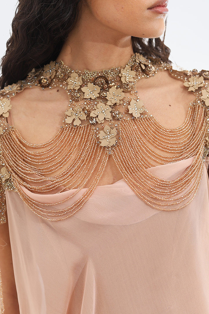 Silk Muslin Asymmetrical Dress