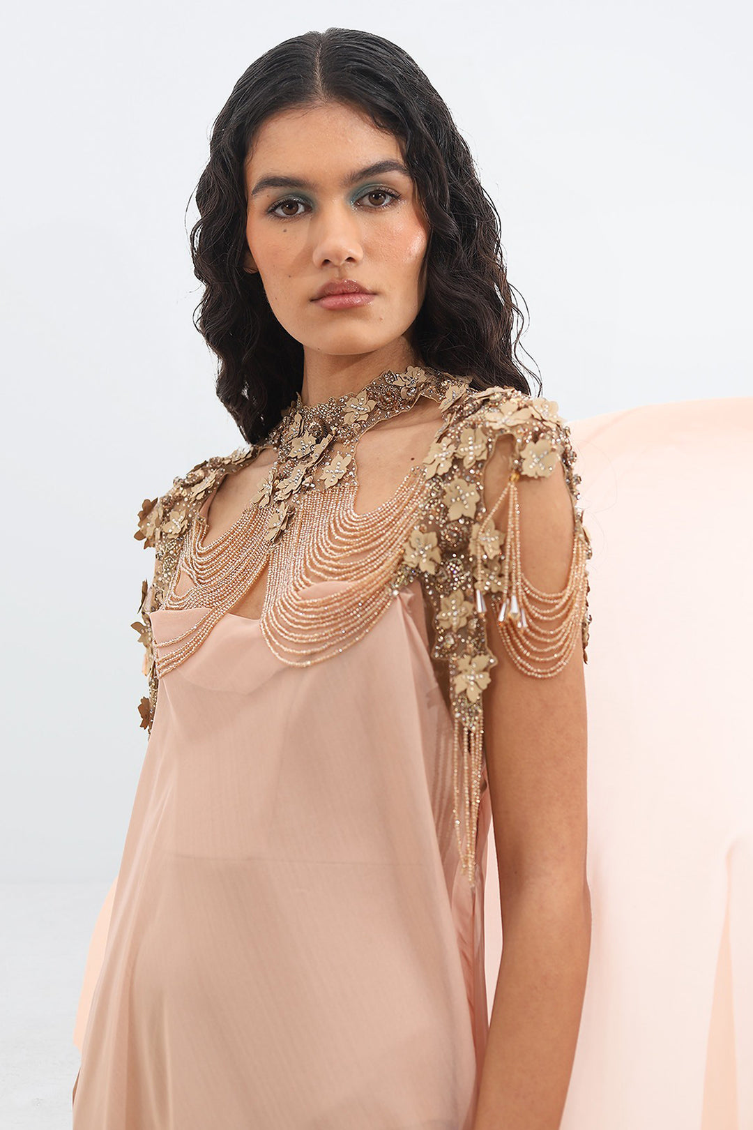 Silk Muslin Asymmetrical Dress